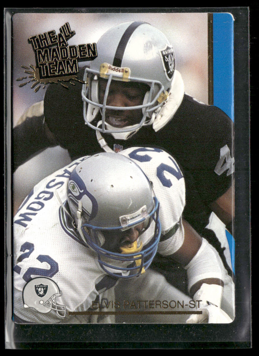 Elvis Patterson 1991 Action Packed All-Madden #49 Los Angeles Raiders