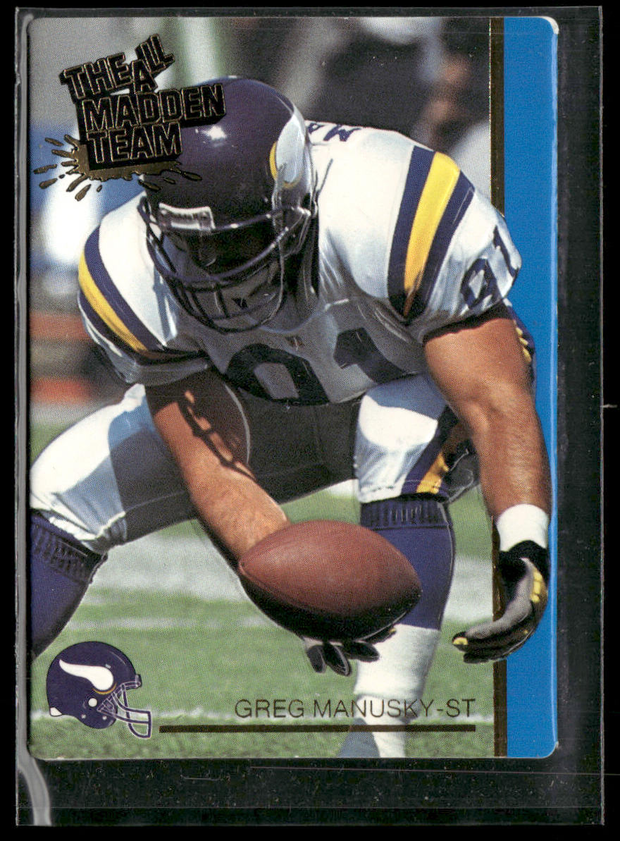 Greg Manusky 1991 Action Packed All-Madden #48 RC Minnesota Vikings