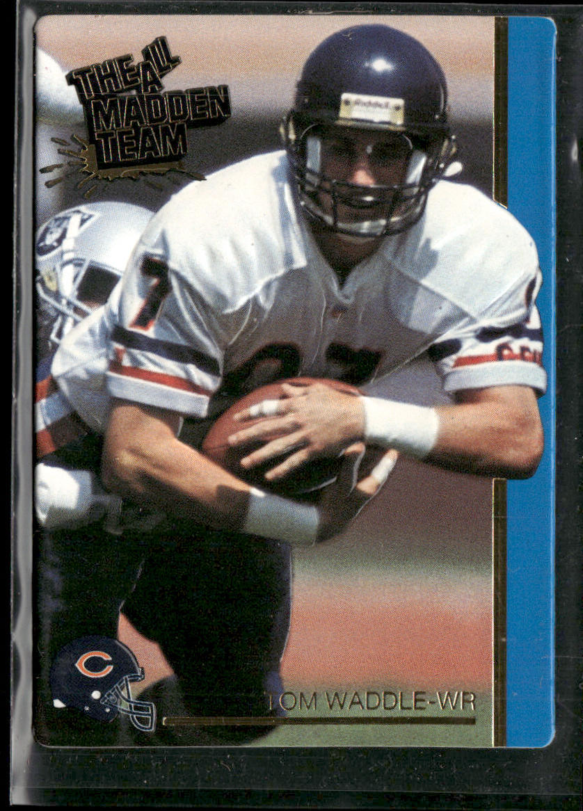 Tom Waddle 1991 Action Packed All-Madden #45 Chicago Bears