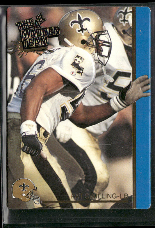 Pat Swilling 1991 Action Packed All-Madden #38 New Orleans Saints