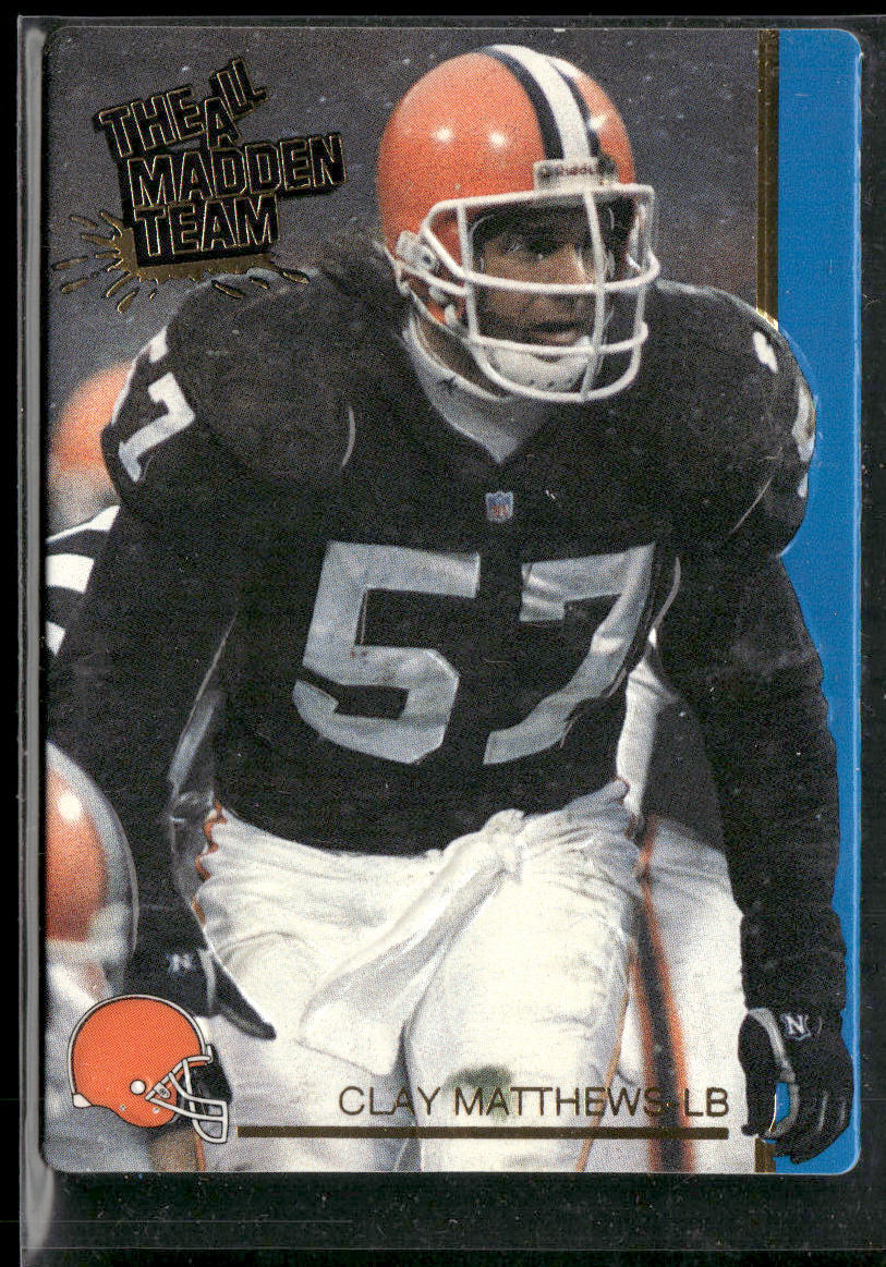 Clay Matthews 1991 Action Packed All-Madden #36 Cleveland Browns
