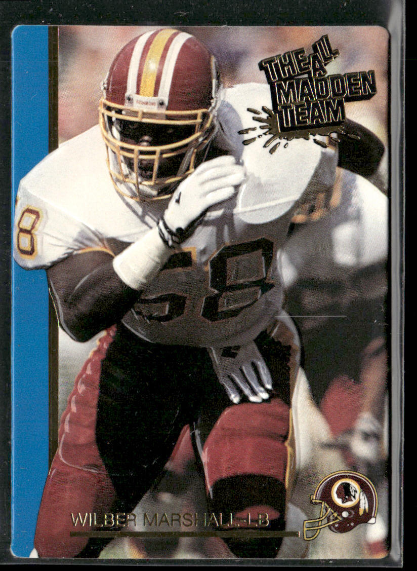 Wilber Marshall 1991 Action Packed All-Madden #35 Washington Redskins