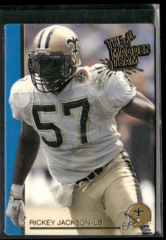 Rickey Jackson 1991 Action Packed All-Madden #33 New Orleans Saints