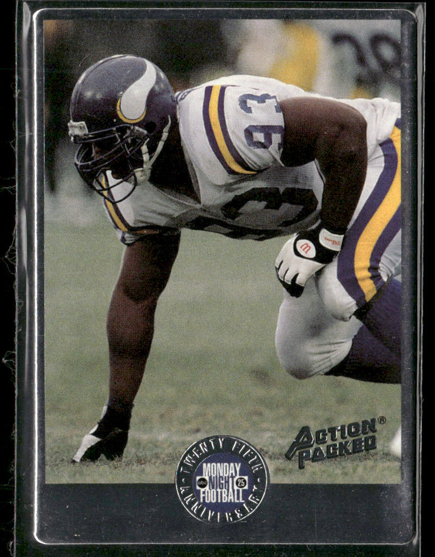 John Randle 1994 Action Packed Monday Night Football #59 Minnesota Vikings