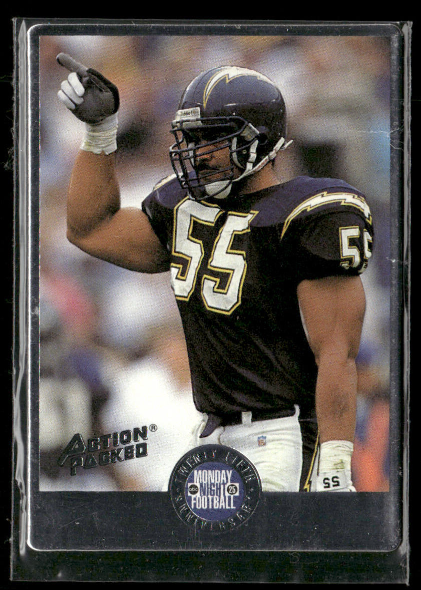 Junior Seau 1994 Action Packed Monday Night Football #56 San Diego Chargers