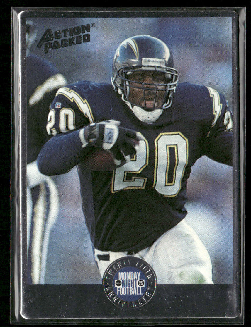 Natrone Means 1994 Action Packed Monday Night Football #48 San Diego Chargers