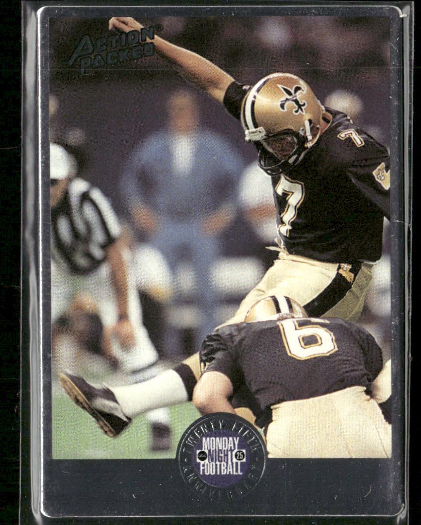 Morten Andersen 1994 Action Packed Monday Night Football #45 New Orleans Saints