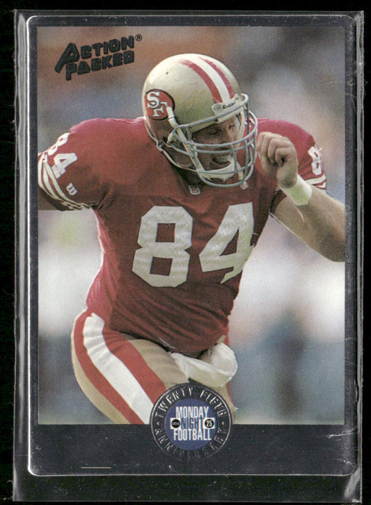 Brent Jones 1994 Action Packed Monday Night Football #44 San Francisco 49ers