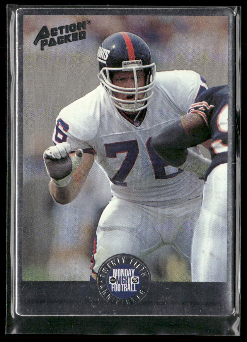 Jumbo Elliott 1994 Action Packed Monday Night Football #40 New York Giants