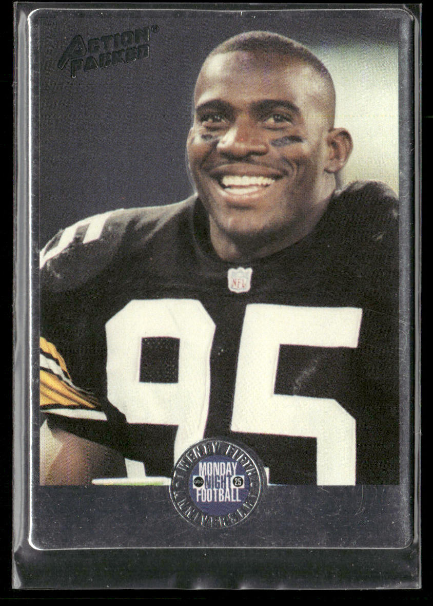 Greg Lloyd 1994 Action Packed Monday Night Football #38 Pittsburgh Steelers