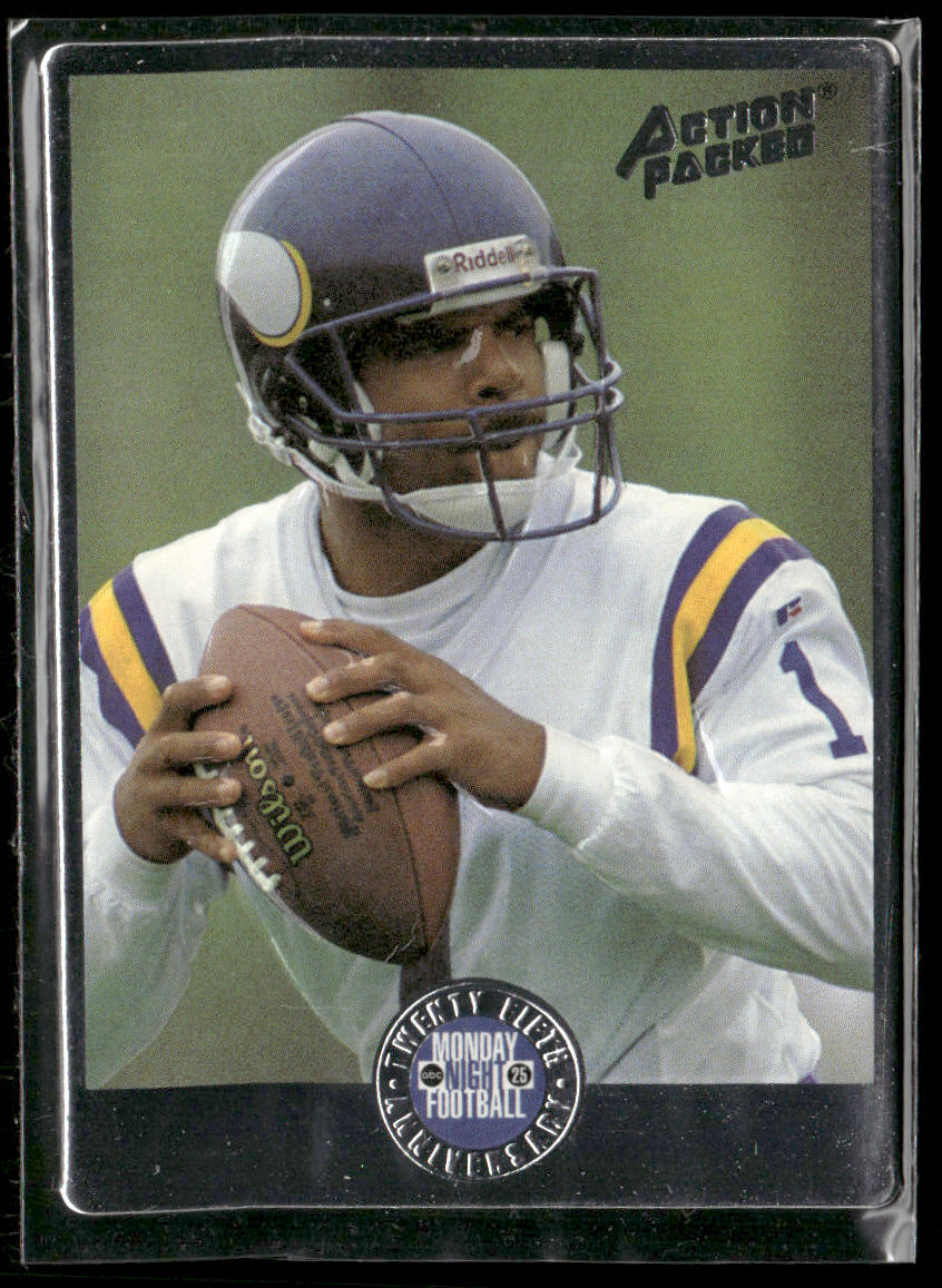 Warren Moon 1994 Action Packed Monday Night Football #19 Minnesota Vikings
