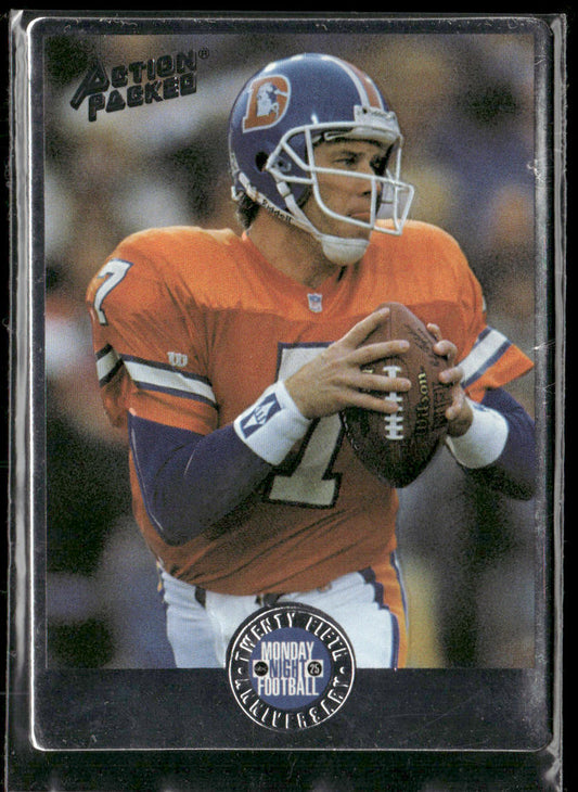 John Elway 1994 Action Packed Monday Night Football #12 Denver Broncos