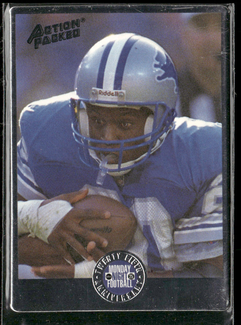 Barry Sanders 1994 Action Packed Monday Night Football Silver #3S Detroit Lions