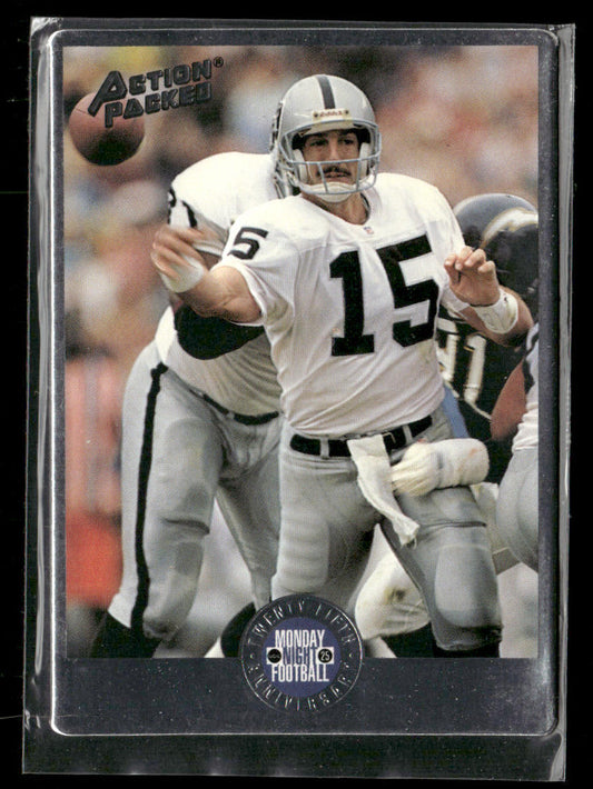 Jeff Hostetler 1994 Action Packed Monday Night Football #1 Los Angeles Raiders