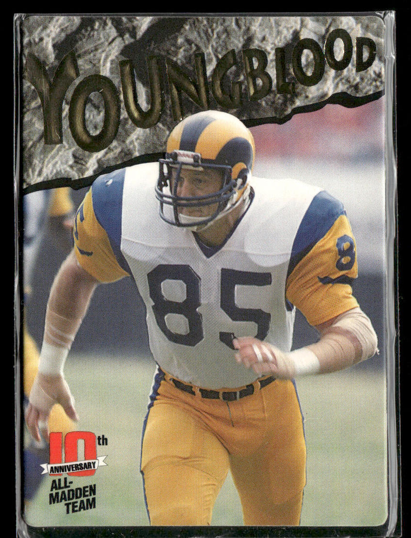 Jack Youngblood 1993 Action Packed All-Madden #42 Los Angeles Rams