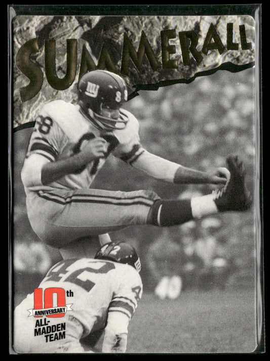 Pat Summerall 1993 Action Packed All-Madden #37 New York Giants