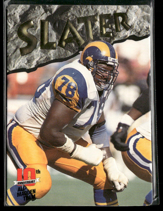 Jackie Slater 1993 Action Packed All-Madden #35 Los Angeles Rams