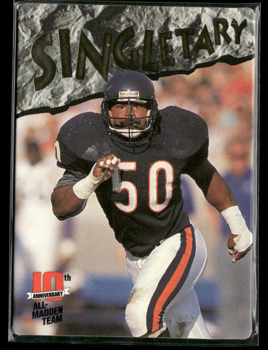 Mike Singletary 1993 Action Packed All-Madden #34 Chicago Bears