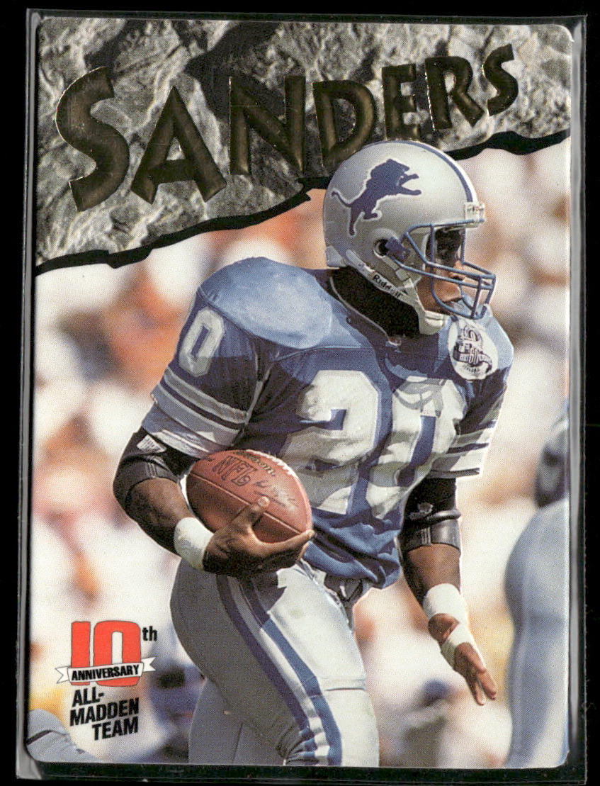 Barry Sanders 1993 Action Packed All-Madden #32 Detroit Lions
