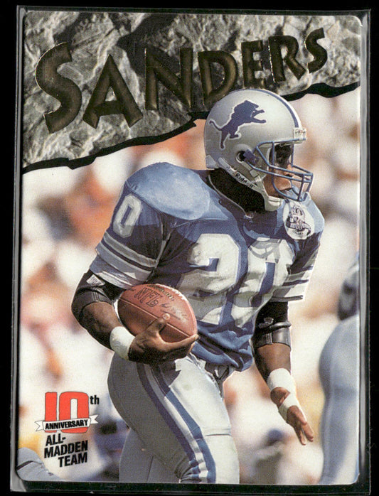 Barry Sanders 1993 Action Packed All-Madden #32 Detroit Lions