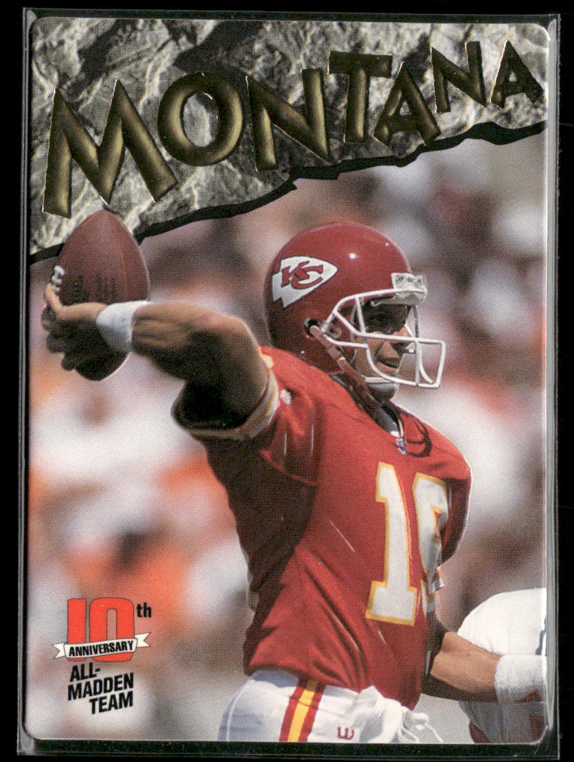 Joe Montana 1993 Action Packed All-Madden #25 Kansas City Chiefs