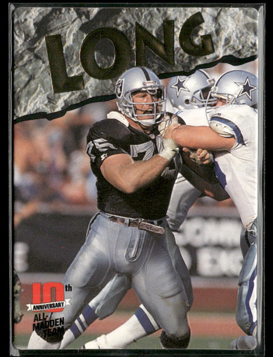 Howie Long 1993 Action Packed All-Madden #19 Los Angeles Raiders