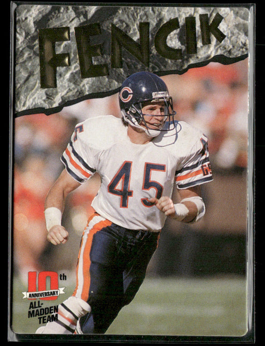 Gary Fencik 1993 Action Packed All-Madden #7 Chicago Bears