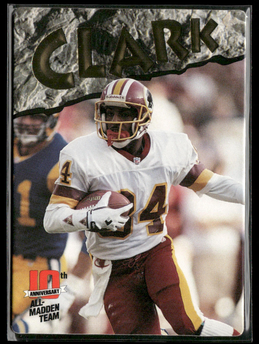 Gary Clark 1993 Action Packed All-Madden #5 Washington Redskins