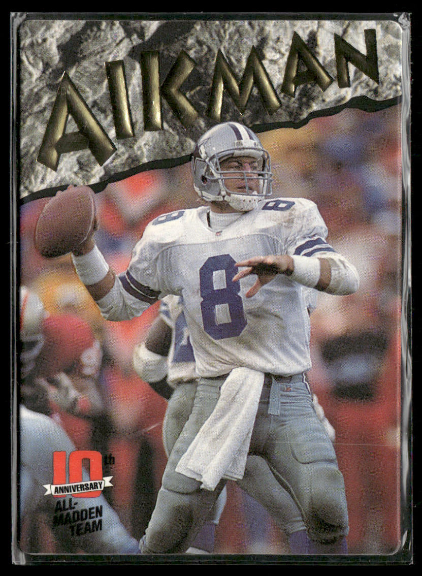Troy Aikman 1993 Action Packed All-Madden #1 Dallas Cowboys