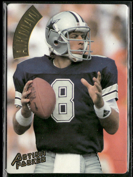 Troy Aikman 1994 Action Packed #20 Dallas Cowboys