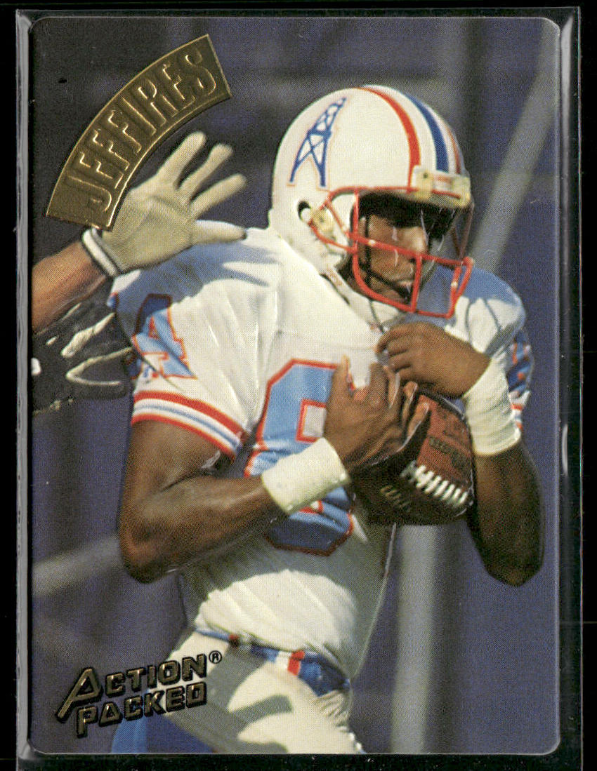 Haywood Jeffires 1994 Action Packed #42 Houston Oilers