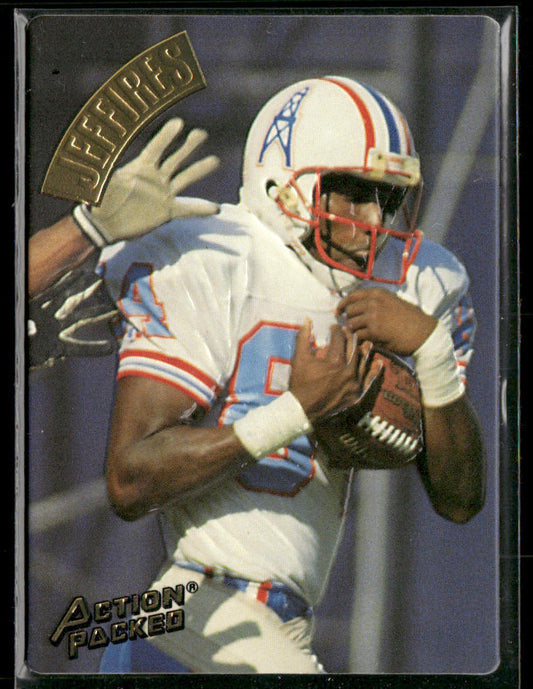 Haywood Jeffires 1994 Action Packed #42 Houston Oilers