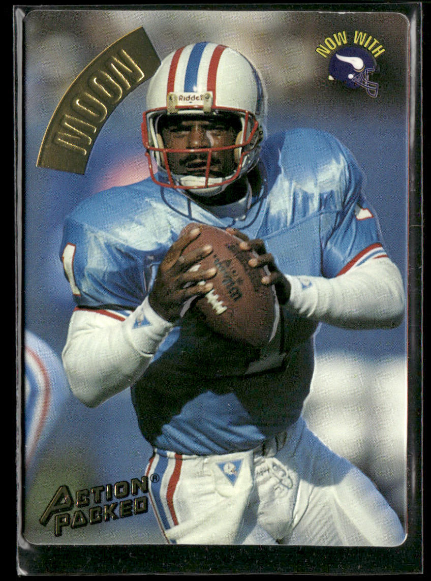 Warren Moon 1994 Action Packed #40 Minnesota Vikings