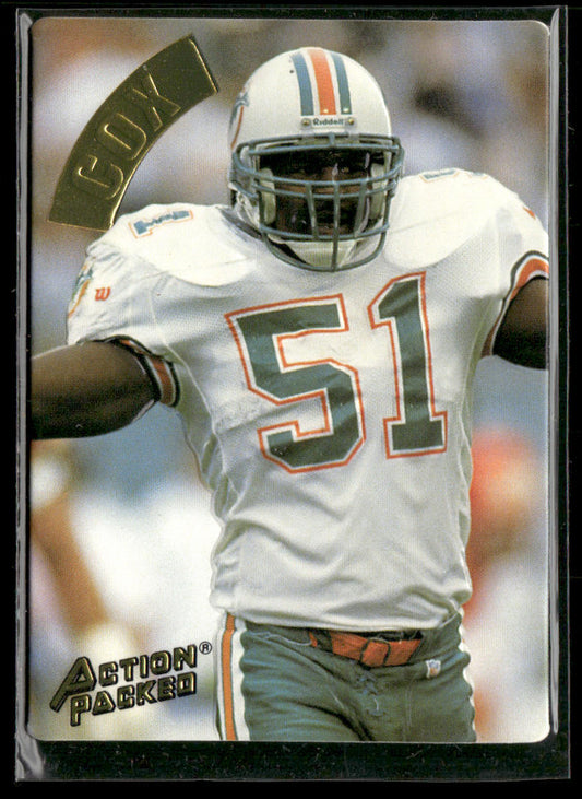 Bryan Cox 1994 Action Packed #66 Miami Dolphins