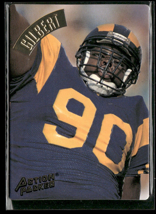 Sean Gilbert 1994 Action Packed #55 Los Angeles Rams
