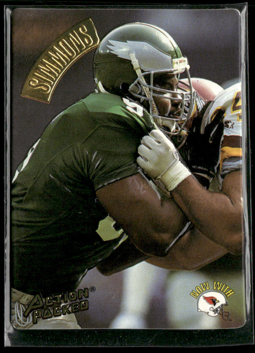 Clyde Simmons 1994 Action Packed #88 Philadelphia Eagles