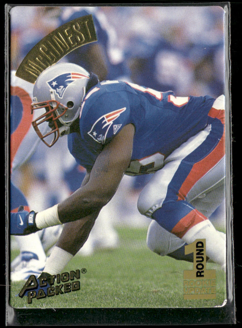 Willie McGinest 1994 Action Packed #124 RC New England Patriots