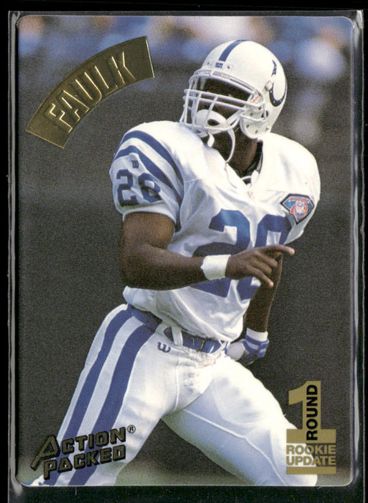 Marshall Faulk 1994 Action Packed #122 RC Indianapolis Colts