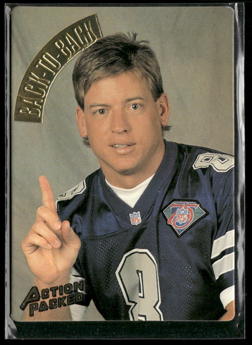 Troy Aikman 1994 Action Packed #120 Dallas Cowboys