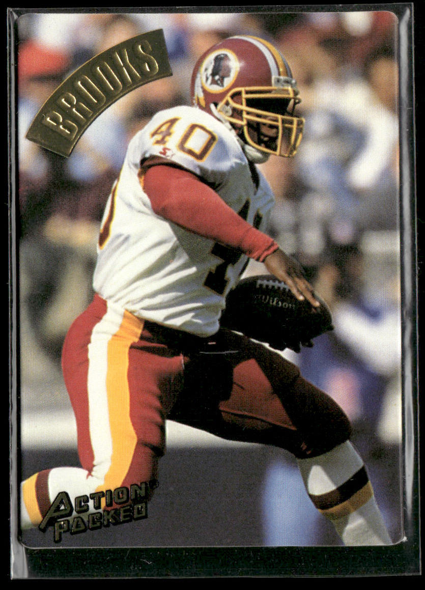 Reggie Brooks 1994 Action Packed Braille #118 Washington Redskins