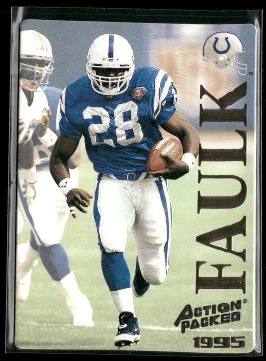 Marshall Faulk 1995 Action Packed #16 Indianapolis Colts