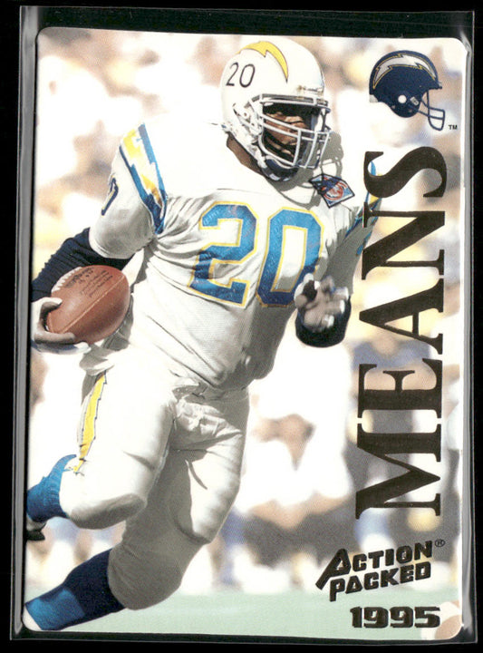 Natrone Means 1995 Action Packed #10 San Diego Chargers