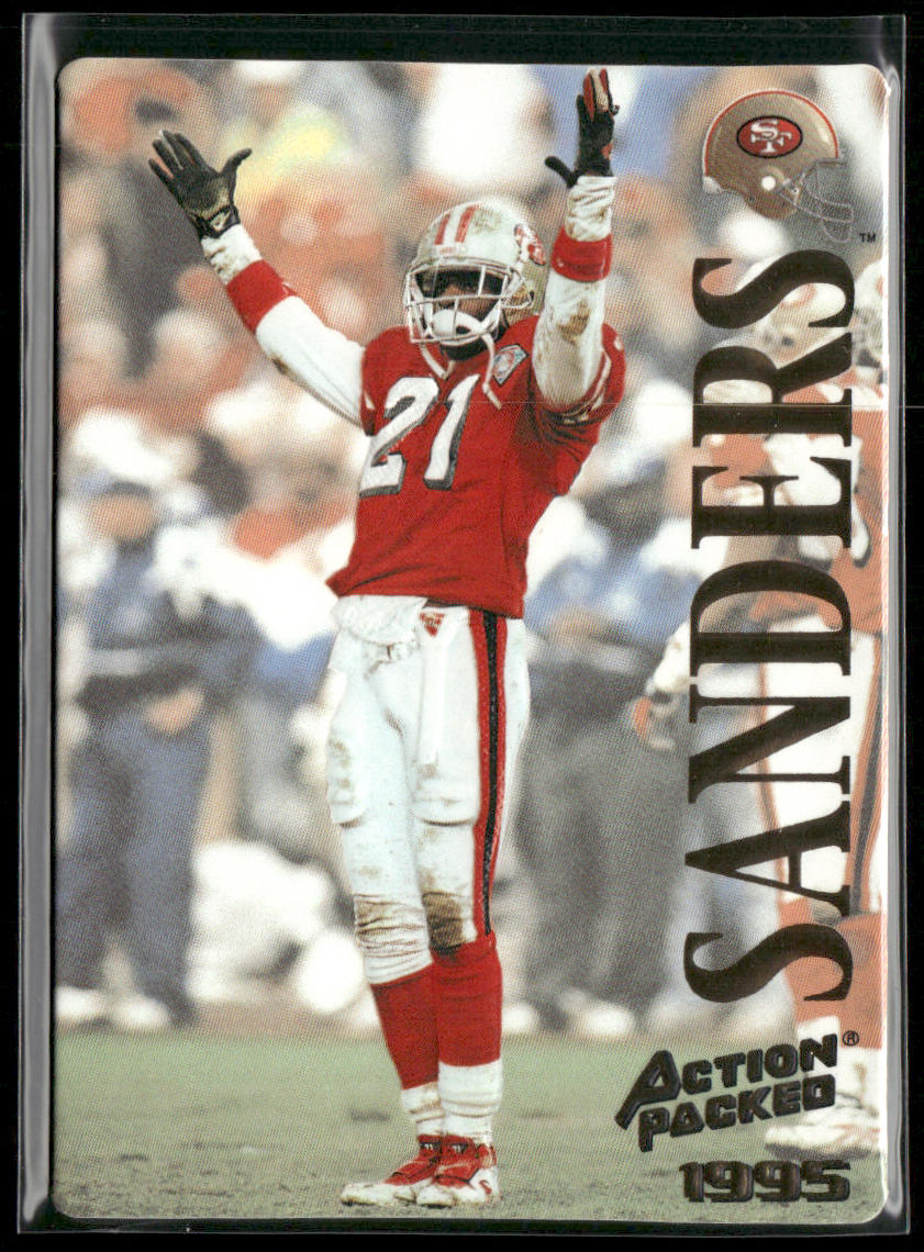Deion Sanders 1995 Action Packed #8 San Francisco 49ers