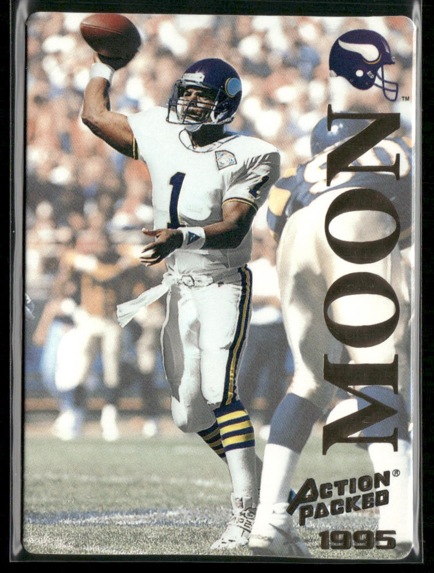 Warren Moon 1995 Action Packed #6 Minnesota Vikings