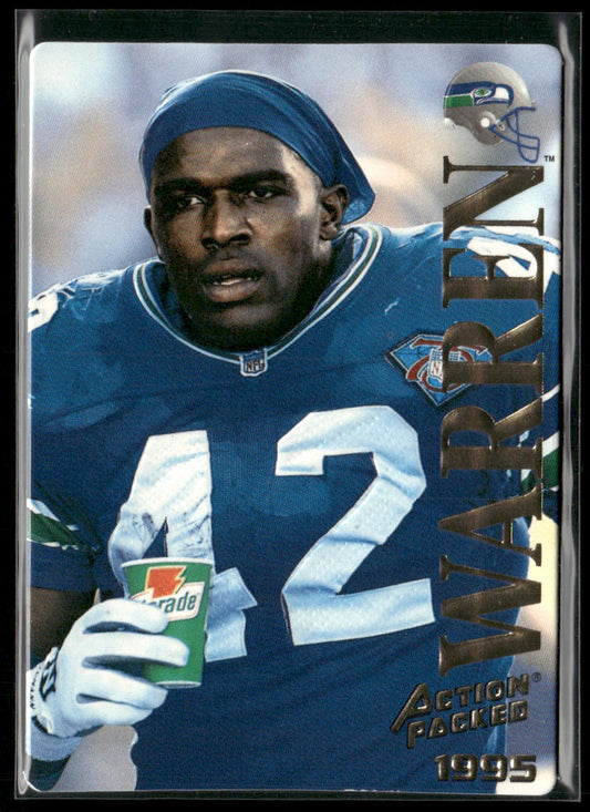 Chris Warren 1995 Action Packed #32 Seattle Seahawks