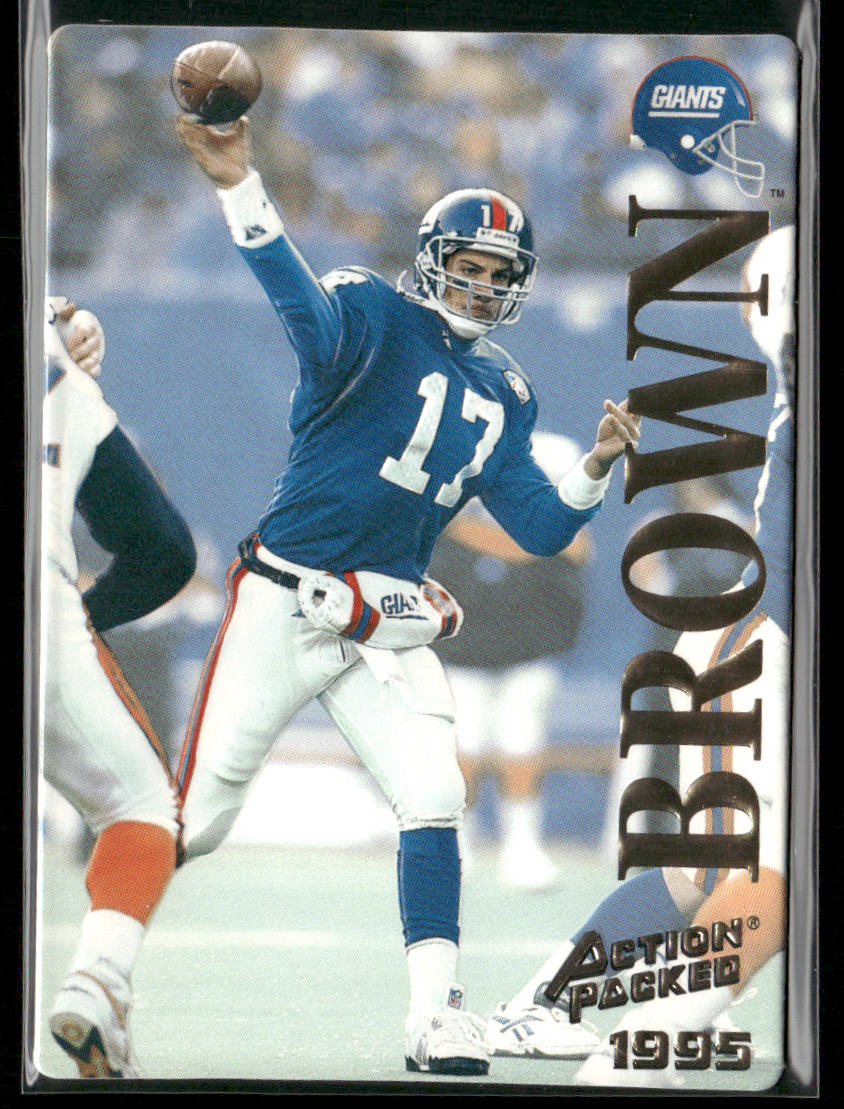 Dave Brown 1995 Action Packed #26 New York Giants