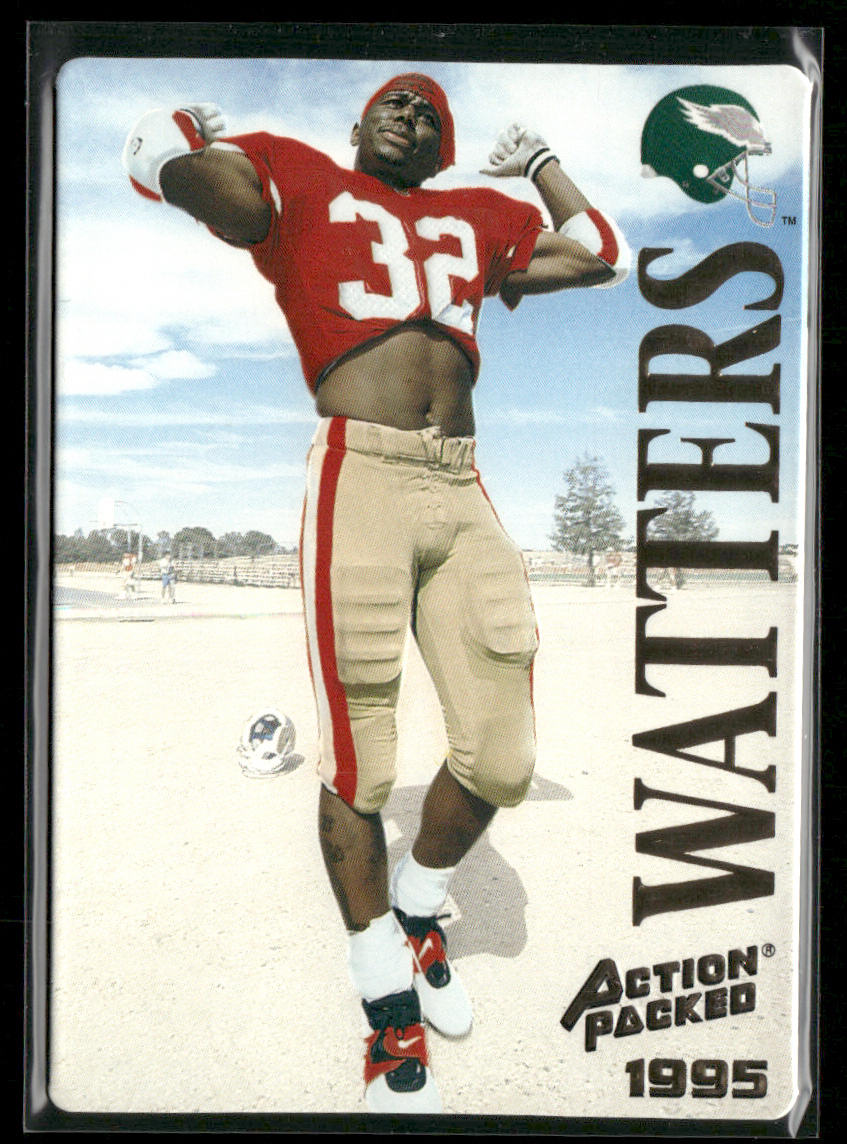 Ricky Watters 1995 Action Packed #18 Philadelphia Eagles