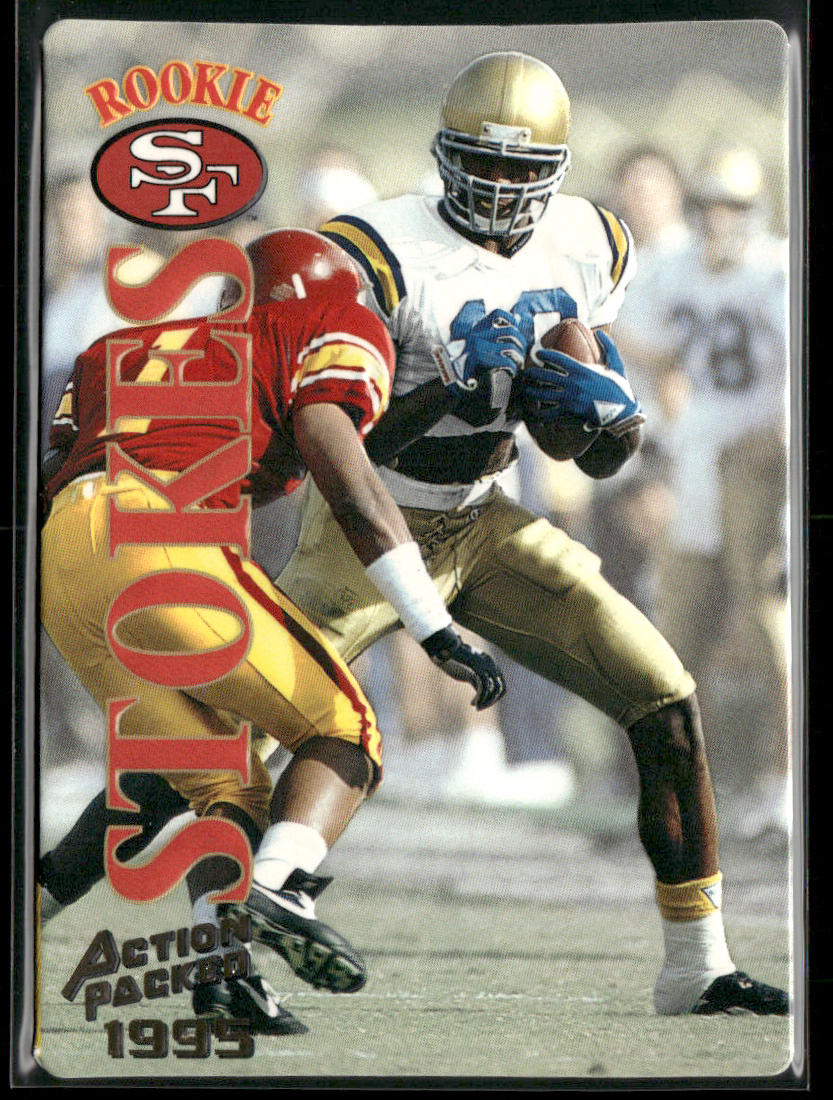 J.J. Stokes 1995 Action Packed #39 RC San Francisco 49ers