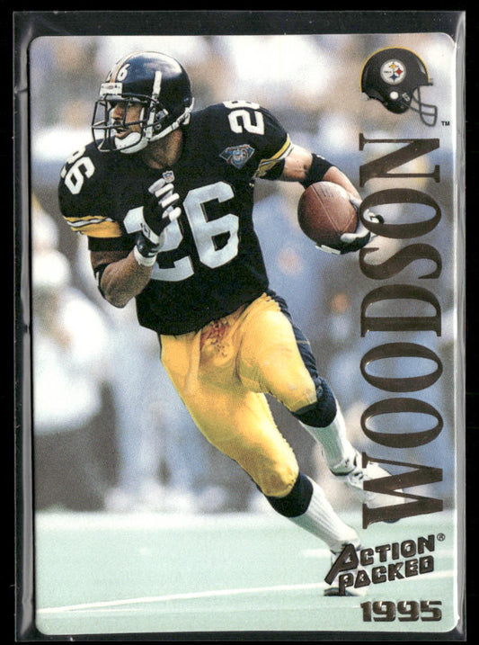Rod Woodson 1995 Action Packed #86 Pittsburgh Steelers