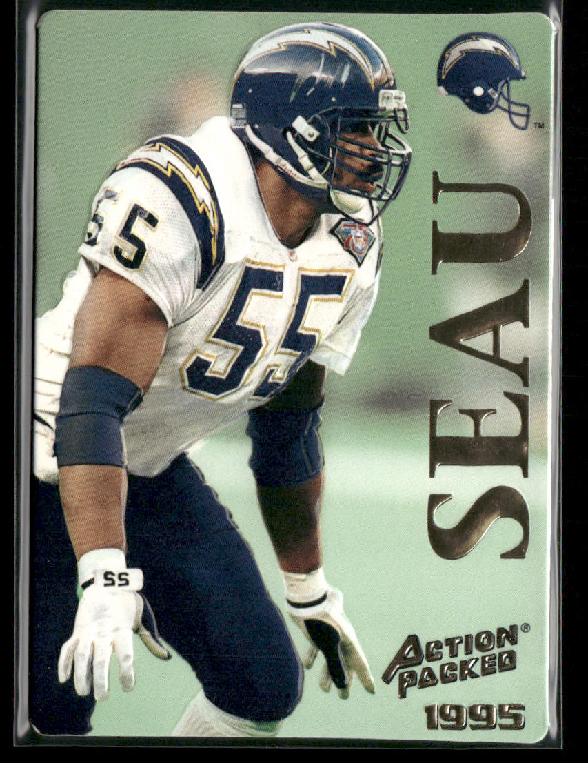Junior Seau 1995 Action Packed #79 San Diego Chargers